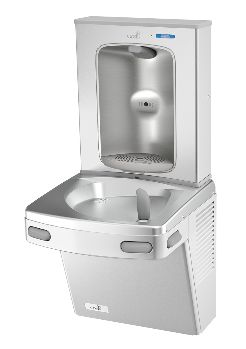 VersaFiller - Surface Mounted All-In-One Combo Unit – Manual Button